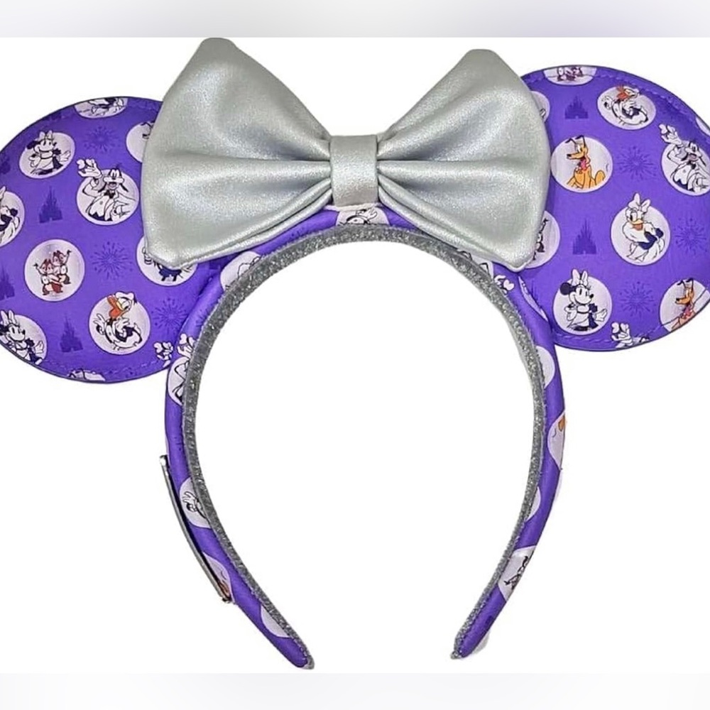Loungefly Disney 100th Anniversary Ears headband Mickey & Friends. new!